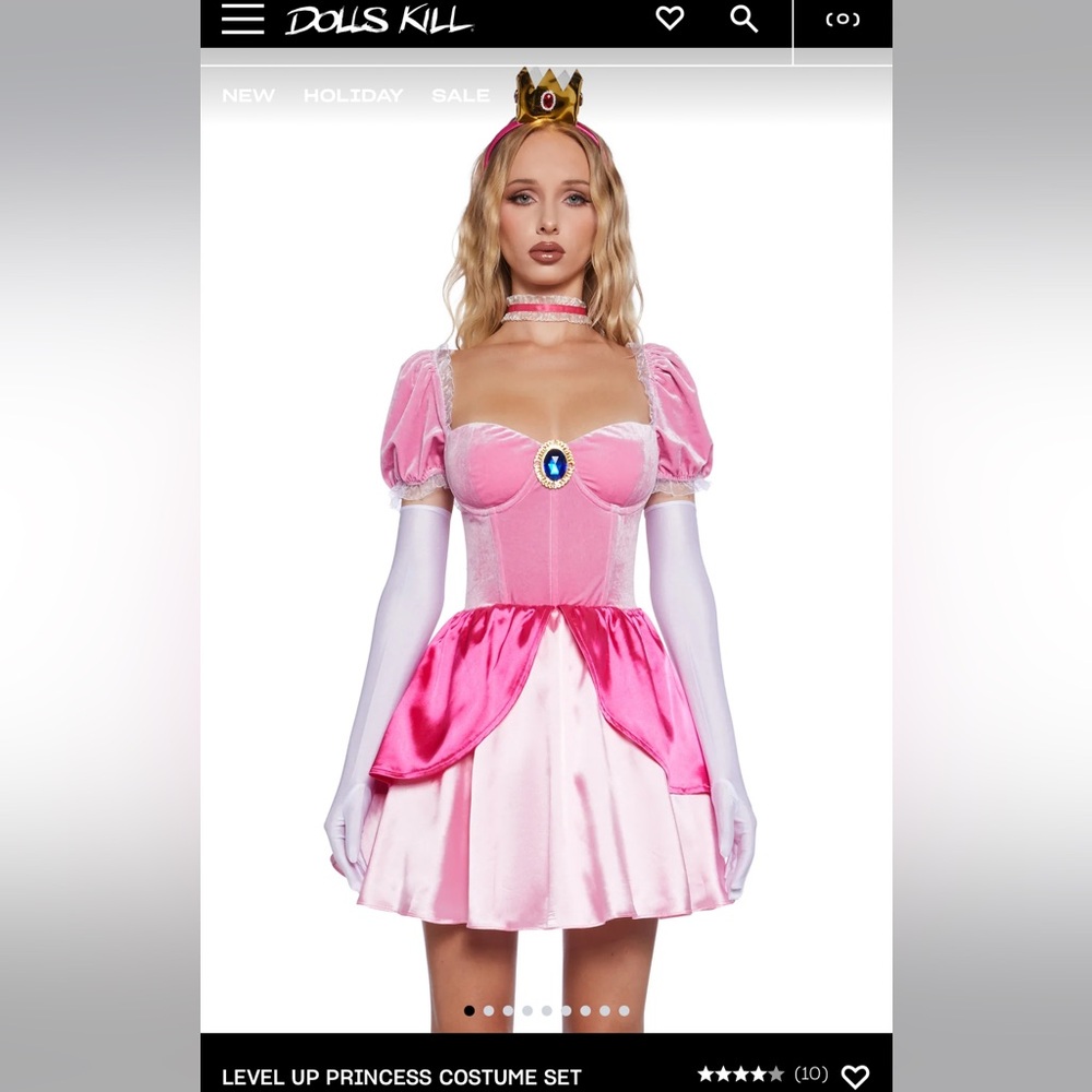 Dolls kill princess costume size medium. New with tags!
